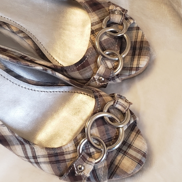 American Eagle Cork Platform Sandals sz 8 1/2 - Picture 6 of 6